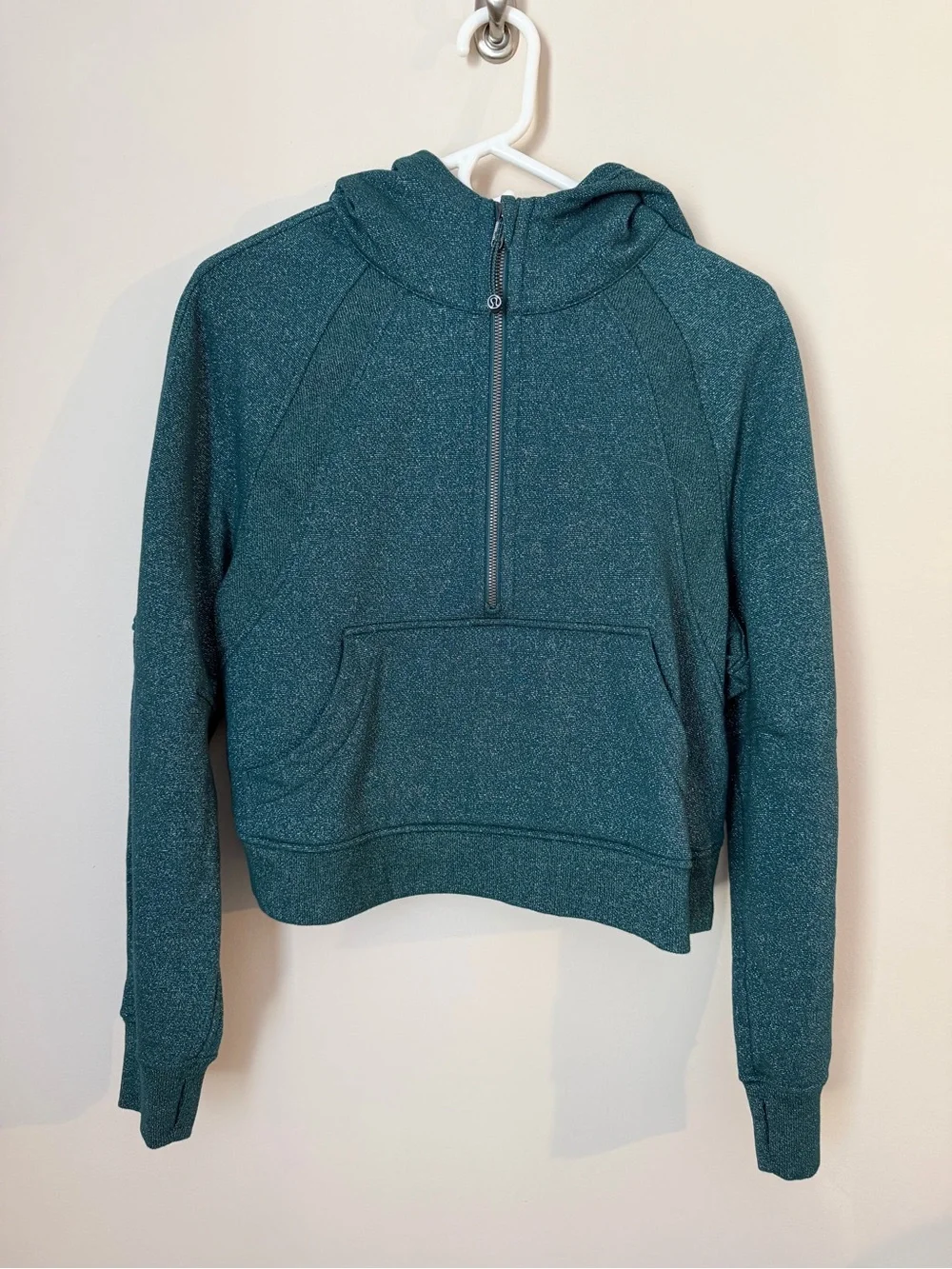 Lululemon Women's crop scuba quarterzip